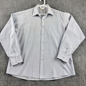 Parkland Mens 110 Shirt Blue Stripe Long Sleeve Pocket
